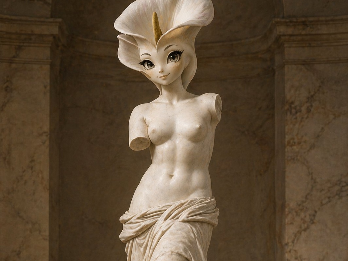 La Vénus de Milo — version fleur